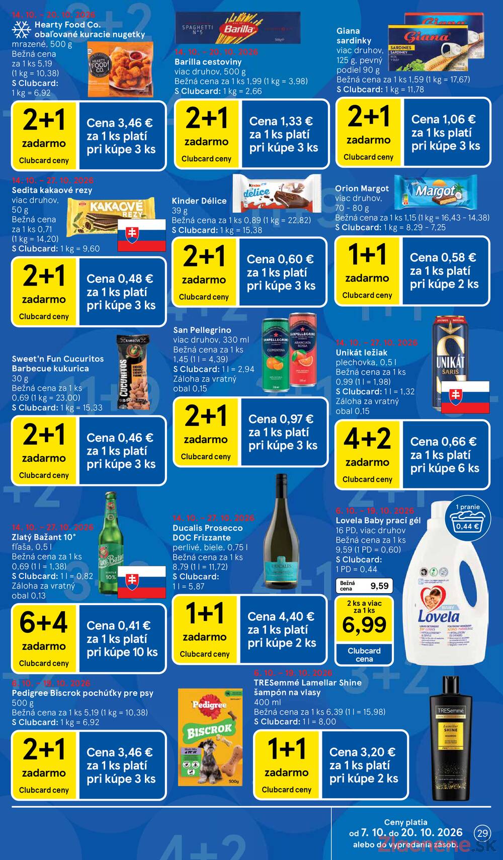 Leták Tesco - Tesco hypermarkety 14.10. - 20.10. - strana 29 Leták Tesco - Tesco hypermarkety 14.10. - 20.10. - strana 29