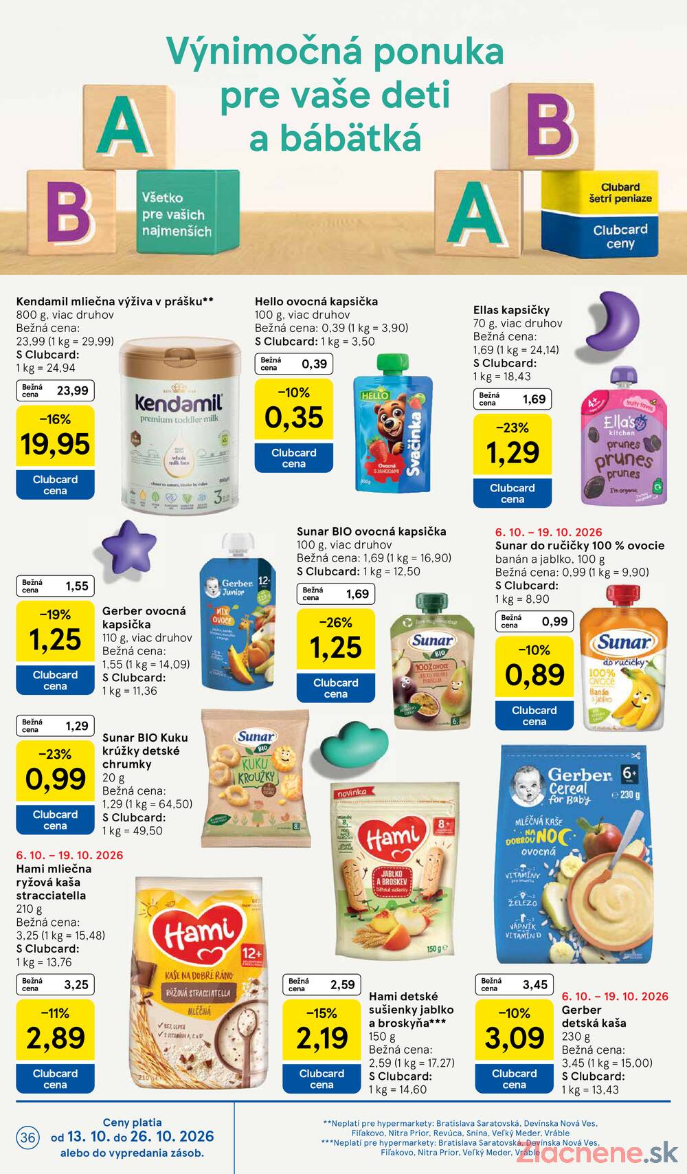 Leták Tesco - Tesco hypermarkety 14.10. - 20.10. - strana 36 Leták Tesco - Tesco hypermarkety 14.10. - 20.10. - strana 36