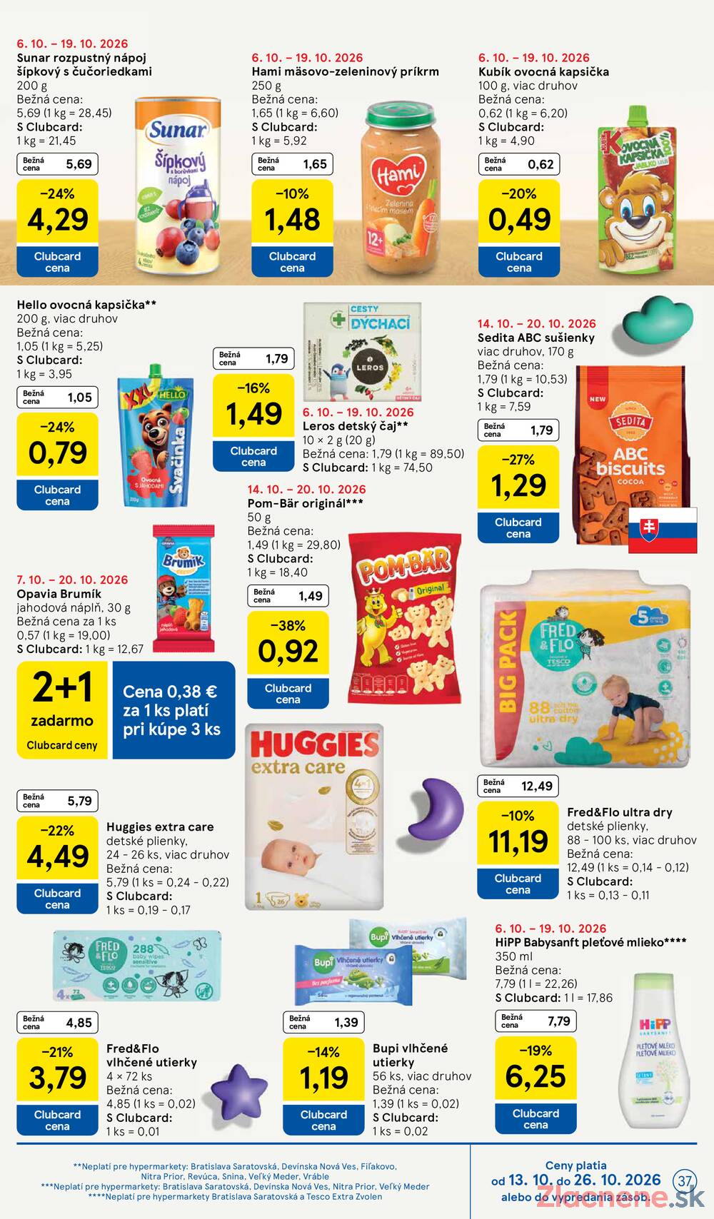 Leták Tesco - Tesco hypermarkety 14.10. - 20.10. - strana 37 Leták Tesco - Tesco hypermarkety 14.10. - 20.10. - strana 37