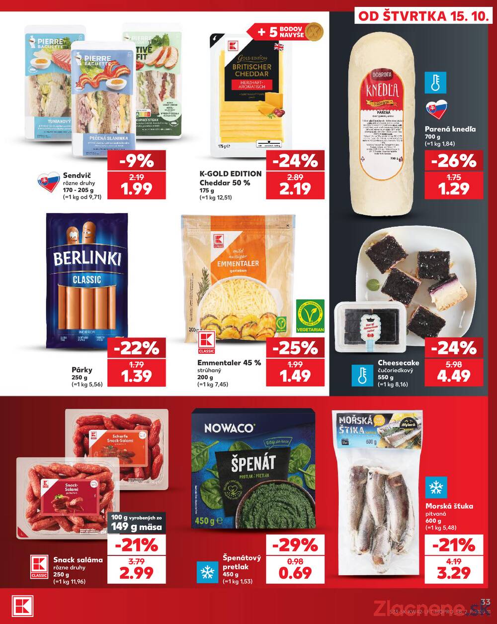 Leták Kaufland - Kaufland 15.10. - 21.10. - Kaufland Detva - strana 33 Leták Kaufland - Kaufland 15.10. - 21.10. - Kaufland Detva - strana 33