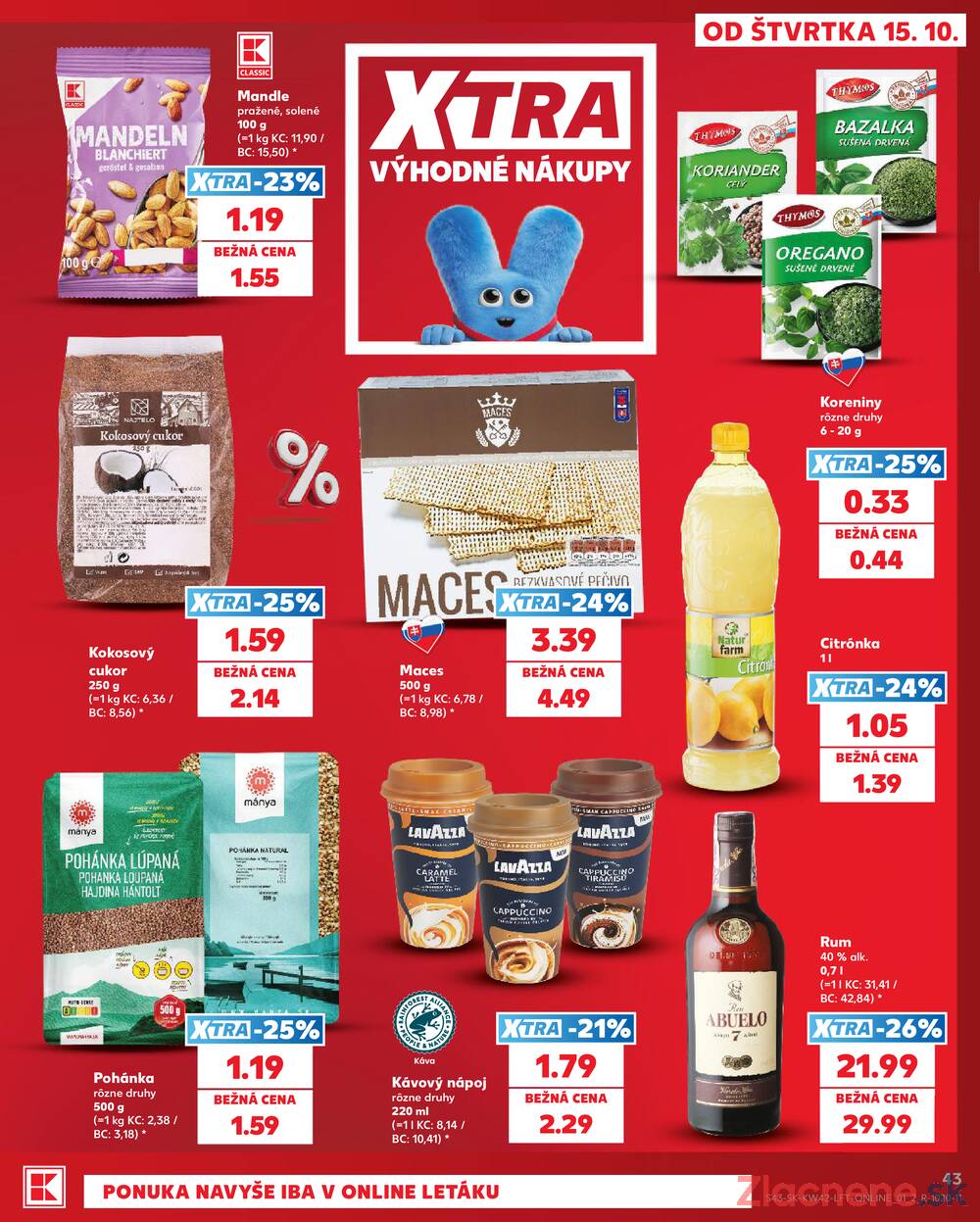 Leták Kaufland - Kaufland 15.10. - 21.10. - Kaufland Bytča - strana 43 Leták Kaufland - Kaufland 15.10. - 21.10. - Kaufland Bytča - strana 43