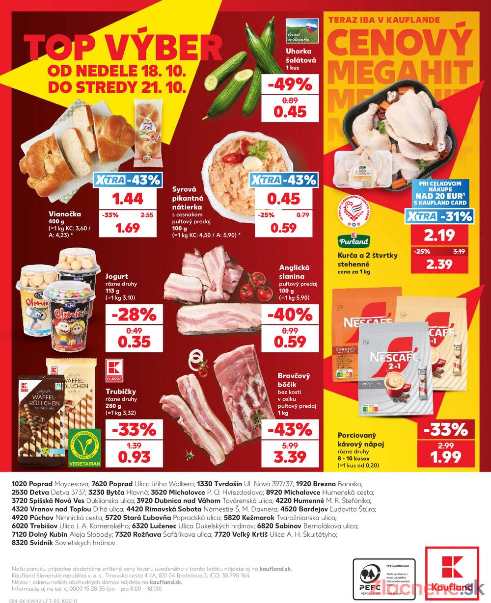Leták Kaufland - Kaufland 15.10. - 21.10. - Kaufland Bytča - strana 84 Leták Kaufland - Kaufland 15.10. - 21.10. - Kaufland Bytča - strana 84