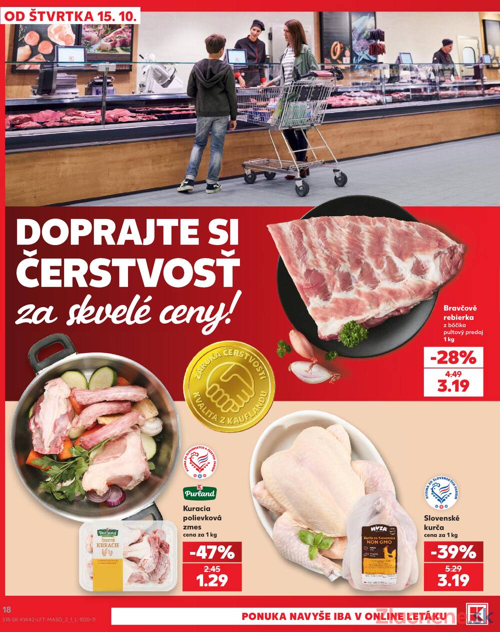 Leták Kaufland - Kaufland 15.10. - 21.10. - Kaufland Dubnica nad Váhom - strana 18 Leták Kaufland - Kaufland 15.10. - 21.10. - Kaufland Dubnica nad Váhom - strana 18