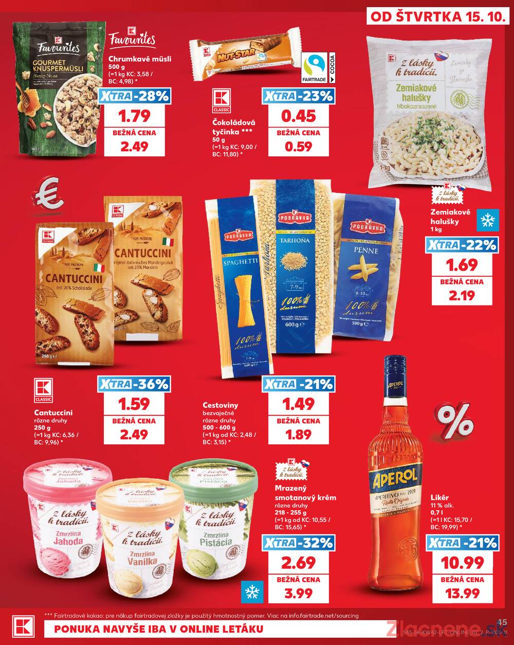 Kaufland 15.10. - 21.10. - Kaufland Bardejov