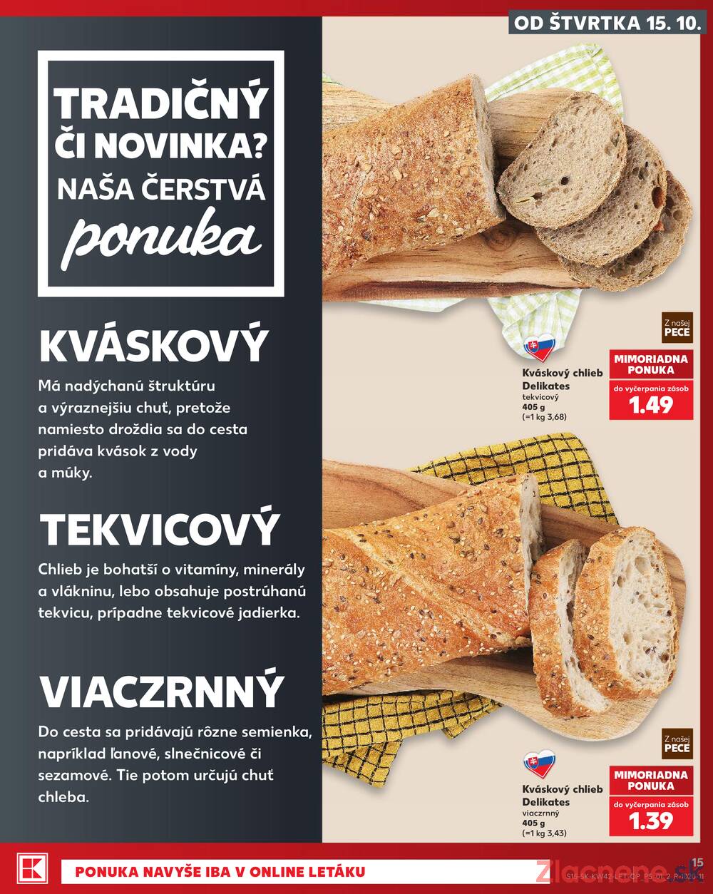 Kaufland 15.10. - 21.10. - Kaufland Dolný Kubín