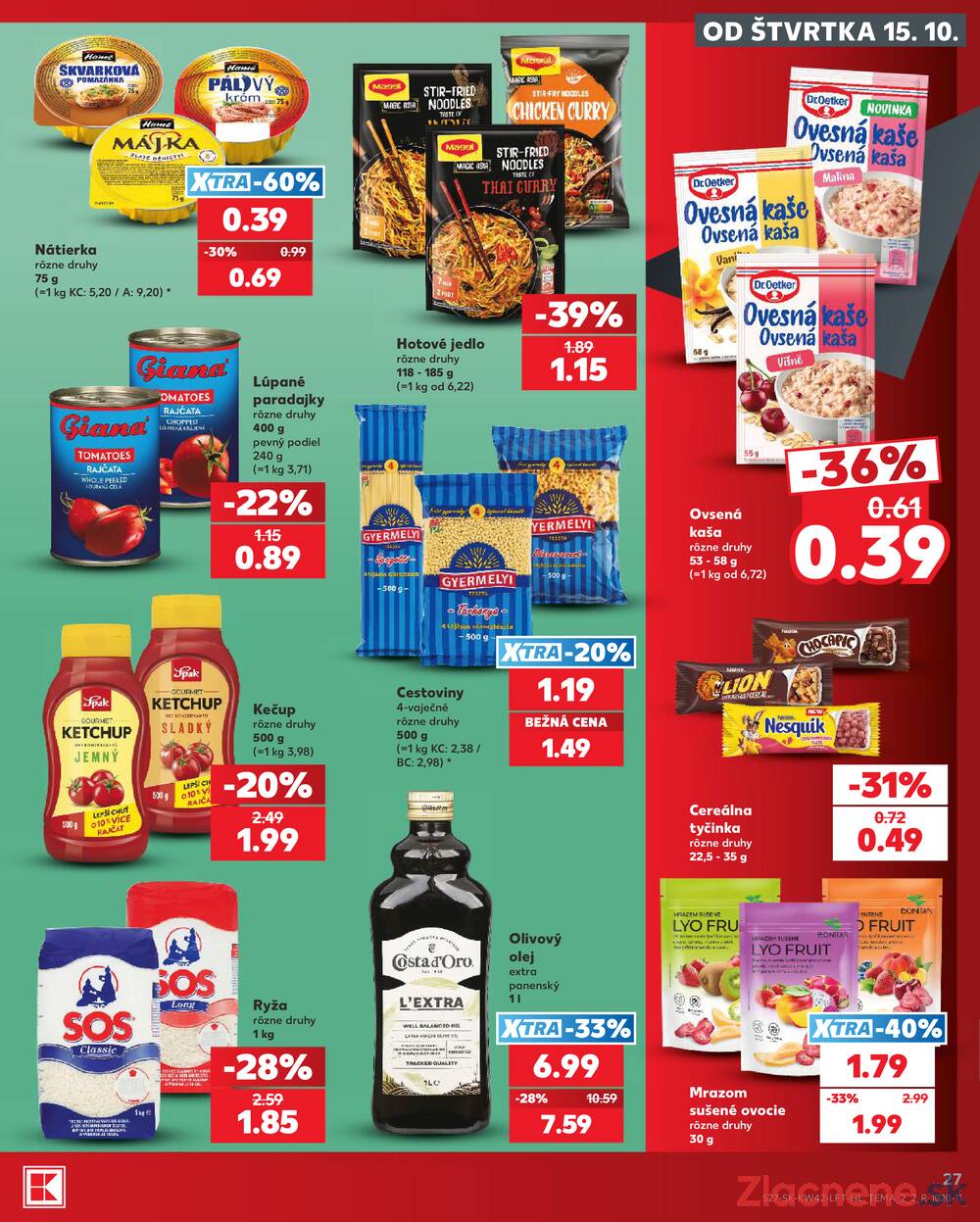Kaufland 15.10. - 21.10. - Kaufland Michalovce (Humenská cesta)
