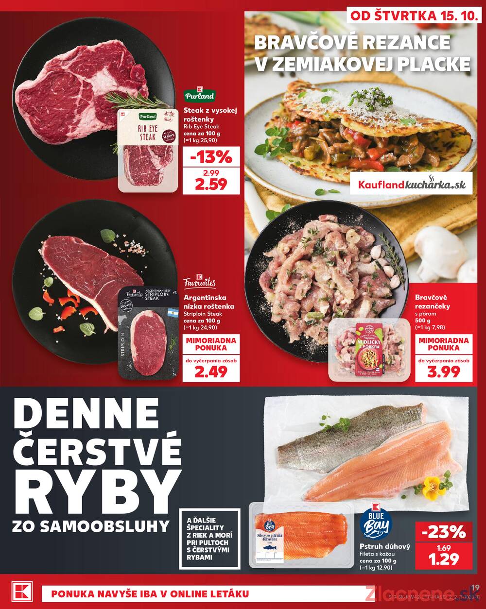 Leták Kaufland - Kaufland 15.10. - 21.10. - Kaufland Dunajská Streda - strana 19 Leták Kaufland - Kaufland 15.10. - 21.10. - Kaufland Dunajská Streda - strana 19