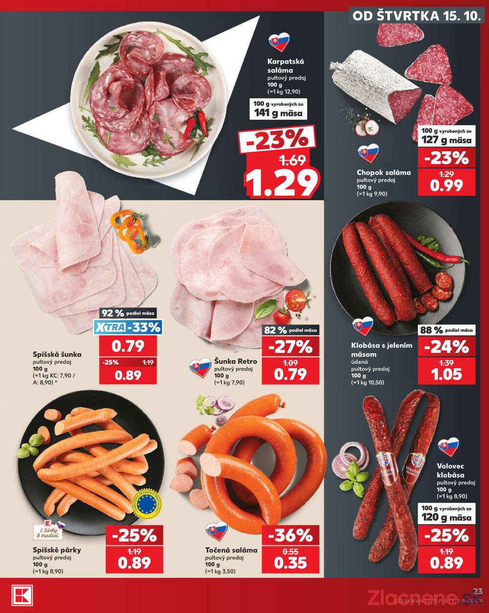 Kaufland 15.10. - 21.10. - Kaufland Bánovce nad Bebravou