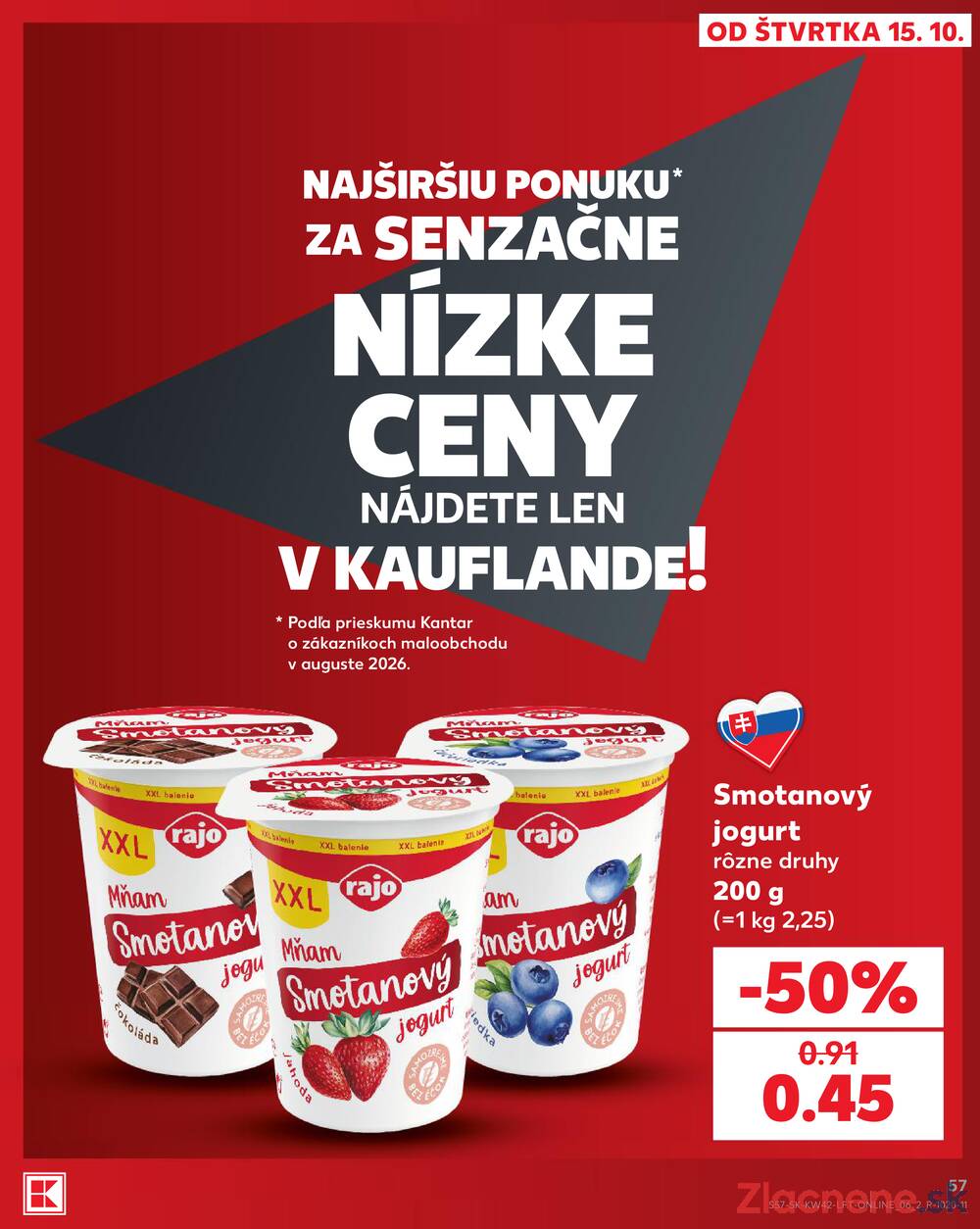 Kaufland 15.10. - 21.10. - Kaufland Trnava - Juh - Bratislavská