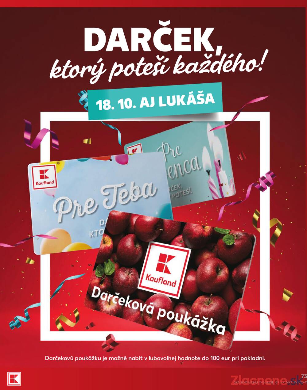 Kaufland 15.10. - 21.10. - Kaufland Trnava - Juh - Bratislavská