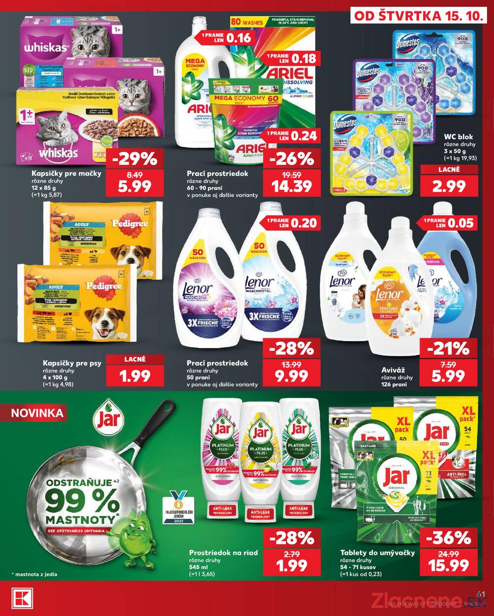 Leták Kaufland - Kaufland 15.10. - 21.10. - Kaufland Topoľčany - strana 61 Leták Kaufland - Kaufland 15.10. - 21.10. - Kaufland Topoľčany - strana 61