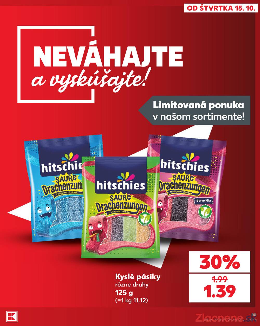 Kaufland 15.10. - 21.10. - Kaufland Topoľčany-Krušovce