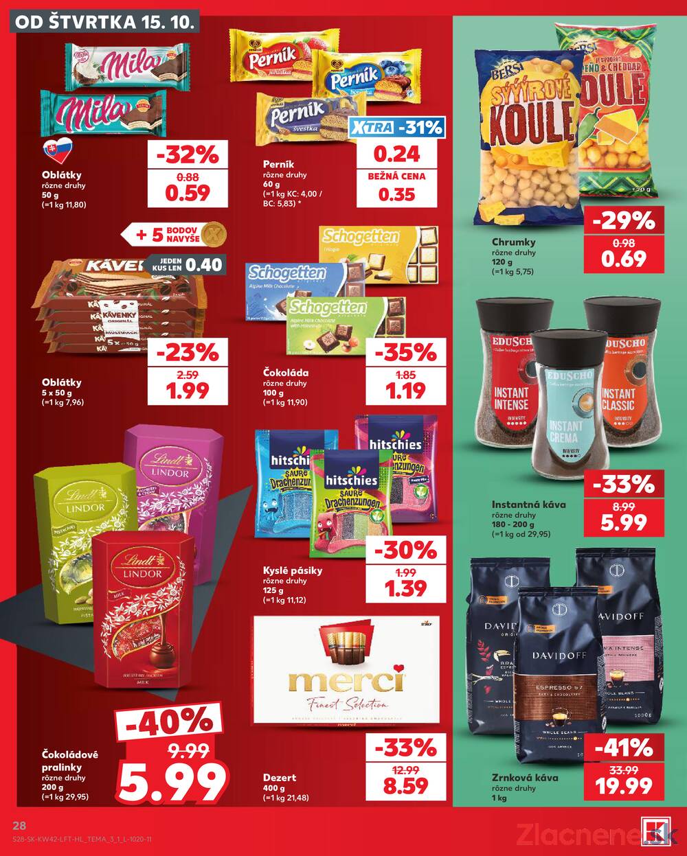 Kaufland 15.10. - 21.10. - Kaufland (Harmincova, Bratislava - Dúbravka)