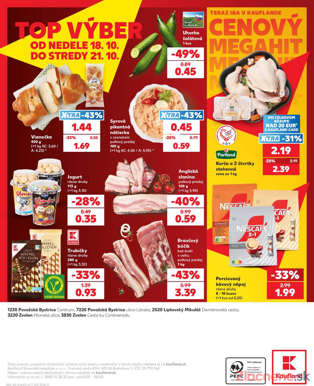 Kaufland 15.10. - 21.10. - Kaufland Liptovský Mikuláš