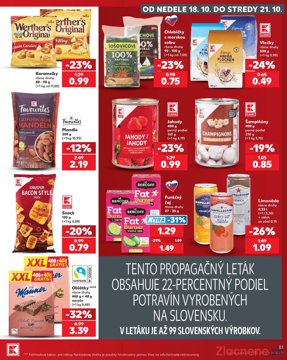 Kaufland 15.10. - 21.10. - Kaufland Košice-Pri hati