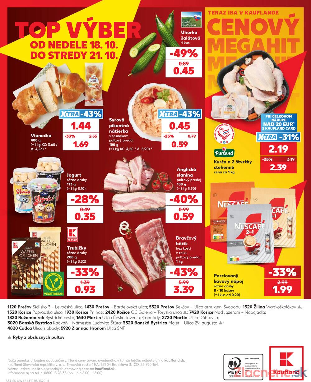 Kaufland 15.10. - 21.10. - Kaufland Žiar nad Hronom