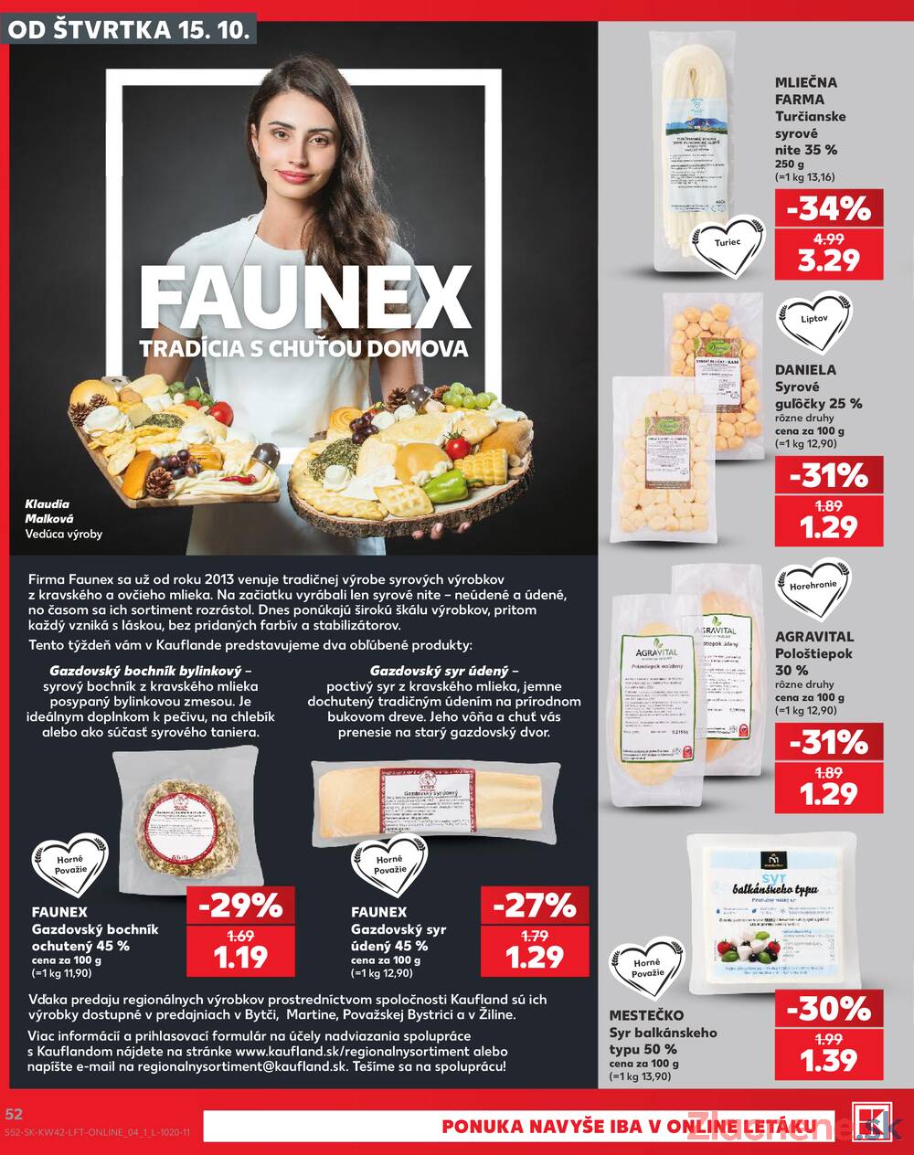 Leták Kaufland - Kaufland 15.10. - 21.10. - Kaufland Skalica - Mallého - strana 52