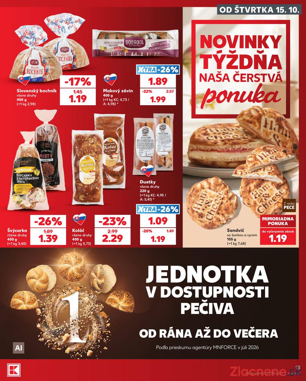 Kaufland 15.10. - 21.10. - Kaufland Trnava