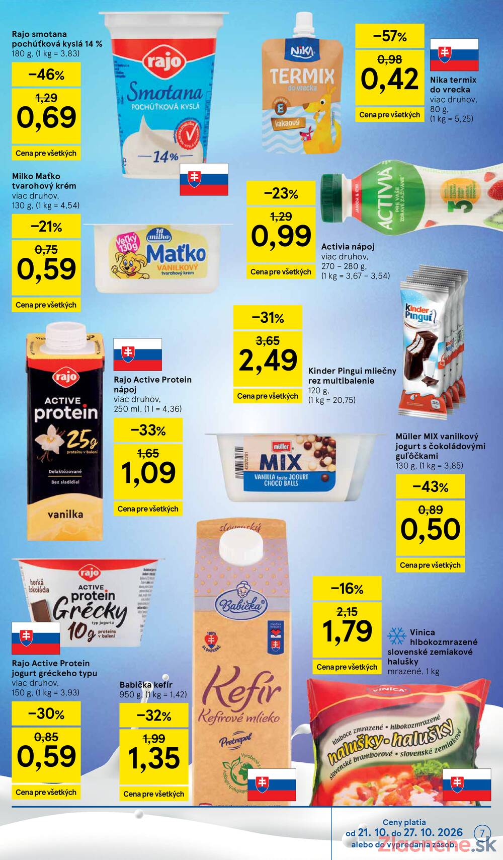 Leták Tesco - Tesco hypermarkety 21.10. - 27.10. - strana 7 Leták Tesco - Tesco hypermarkety 21.10. - 27.10. - strana 7