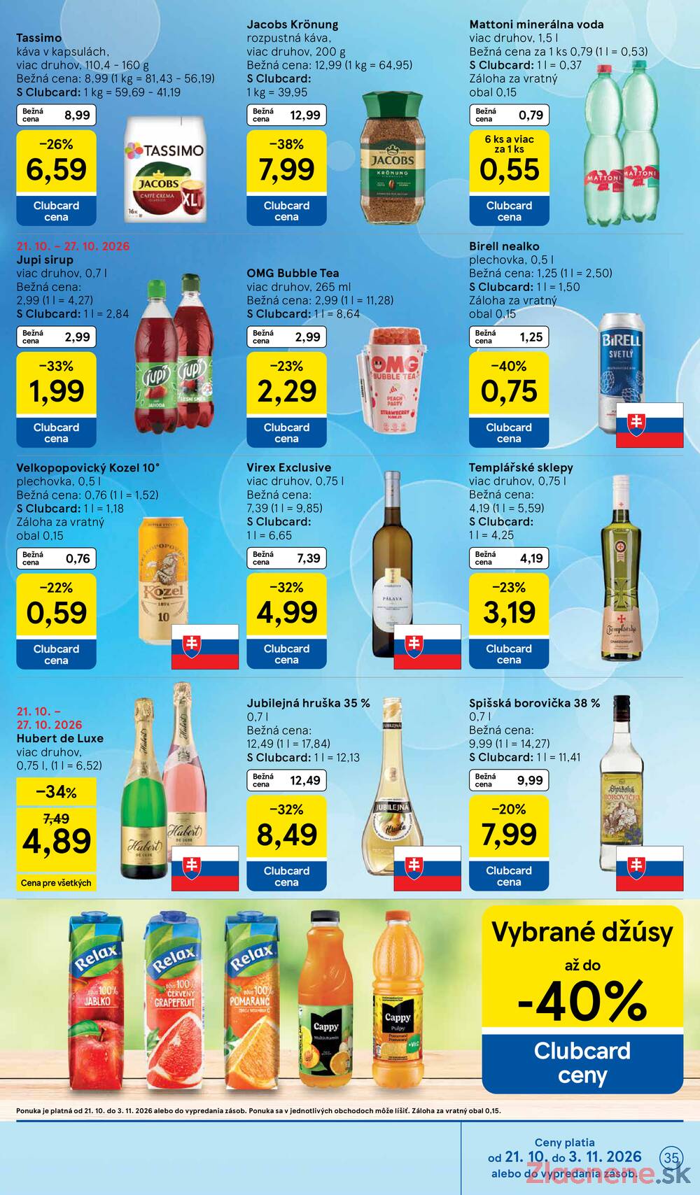 Tesco hypermarkety 21.10. - 27.10.