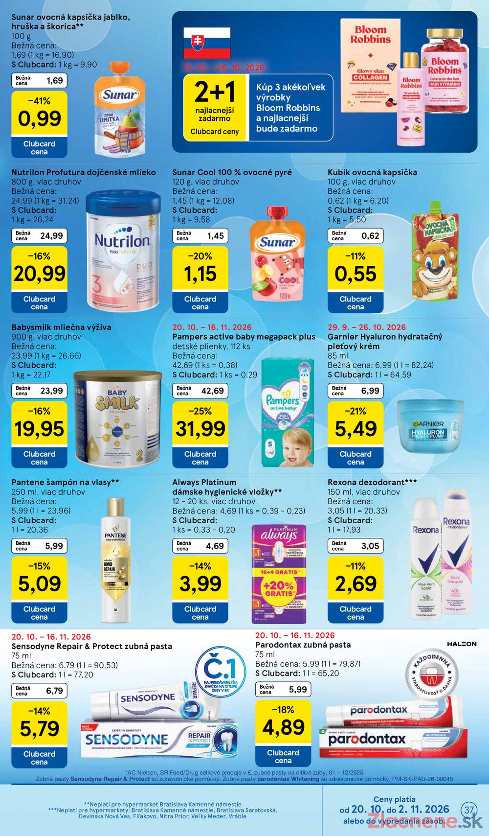 Tesco hypermarkety 21.10. - 27.10.