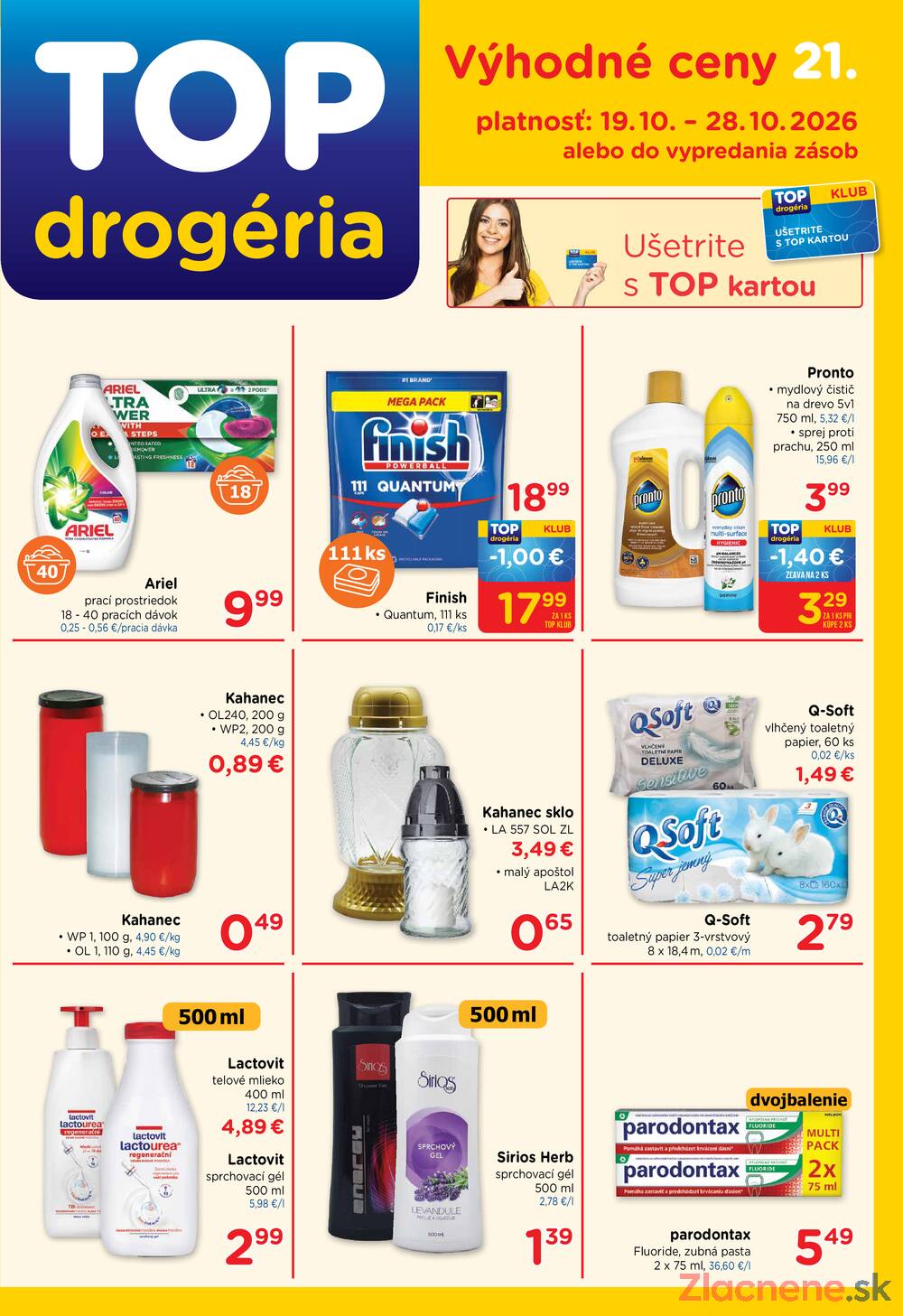 Leták TOP drogerie - TOP drogerie do 28.10. - strana 1 Leták TOP drogerie - TOP drogerie do 28.10. - strana 1