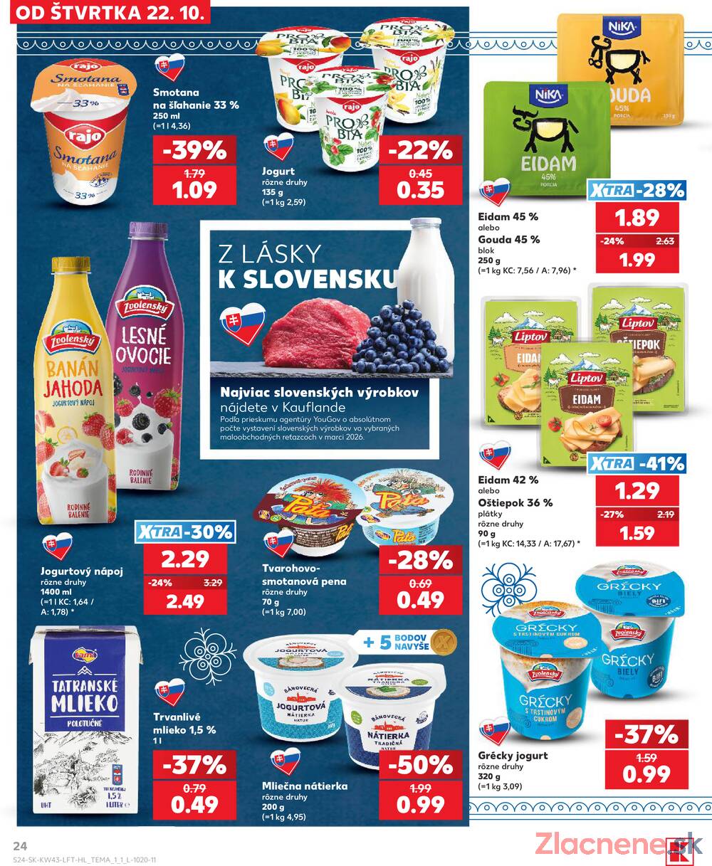 Leták Kaufland - Kaufland 22.10. - 28.10. - Kaufland Tvrdošín - strana 24 Leták Kaufland - Kaufland 22.10. - 28.10. - Kaufland Tvrdošín - strana 24