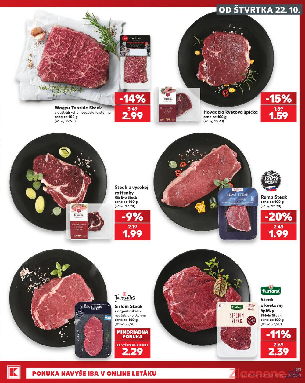 Kaufland 22.10. - 28.10. - Kaufland Detva