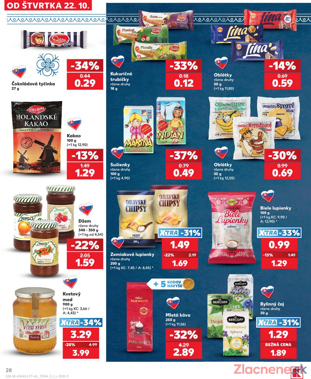 Kaufland 22.10. - 28.10. - Kaufland Bytča