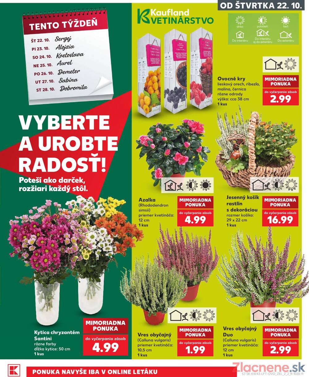 Kaufland 22.10. - 28.10. - Kaufland Spišská Nová Ves