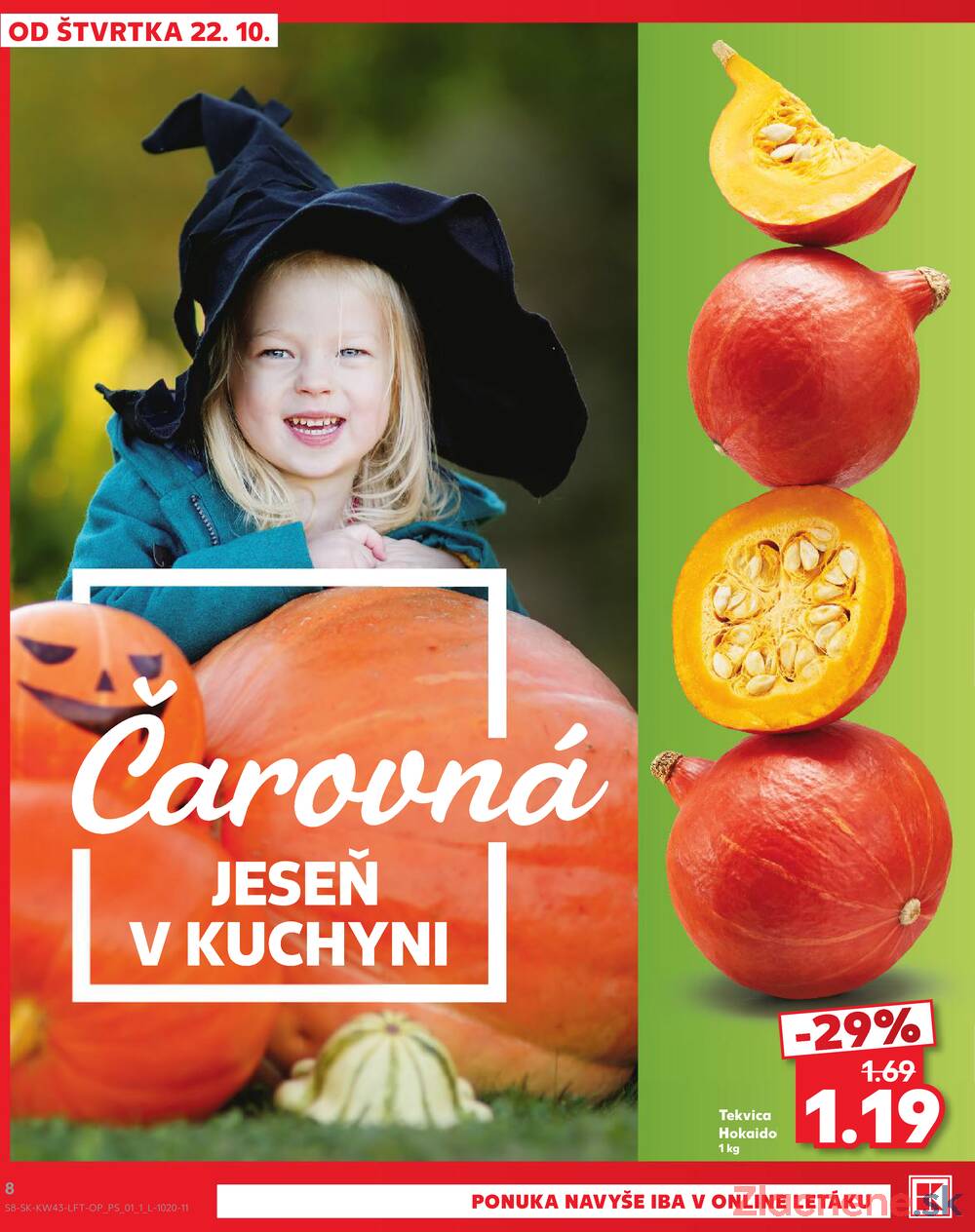 Kaufland 22.10. - 28.10. - Kaufland Vranov nad Topľou
