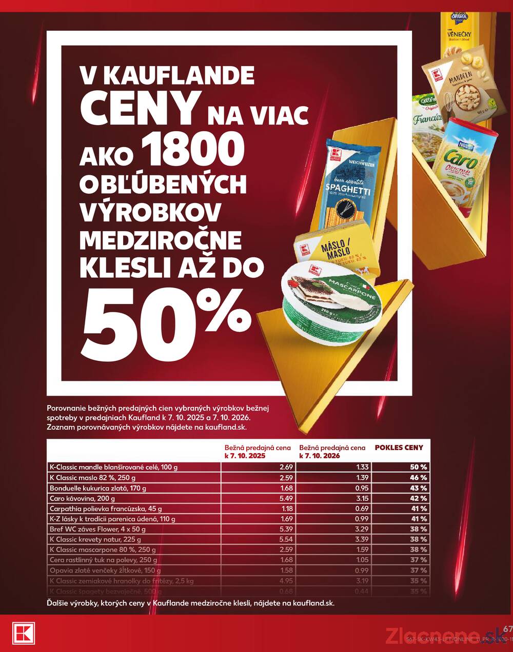 Kaufland 22.10. - 28.10. - Kaufland Vranov nad Topľou