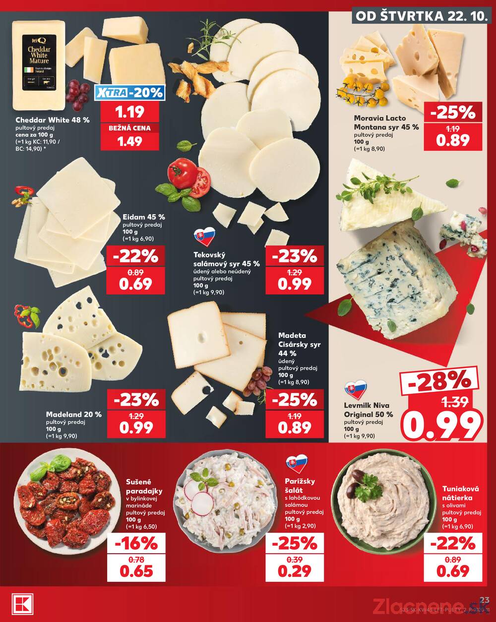 Kaufland 22.10. - 28.10. - Kaufland Poprad - Jiřího Wolkera