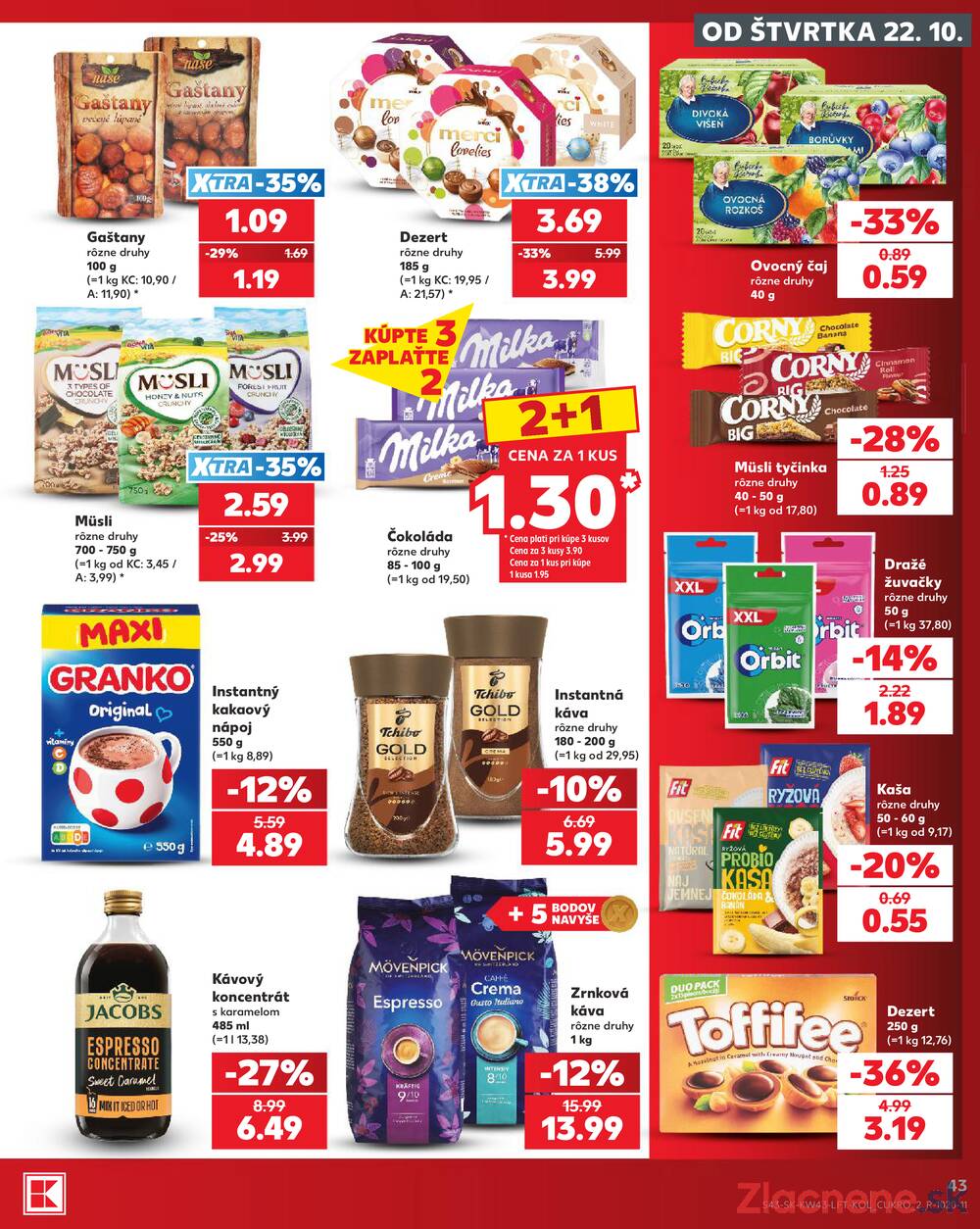 Kaufland 22.10. - 28.10. - Kaufland Dunajská Streda
