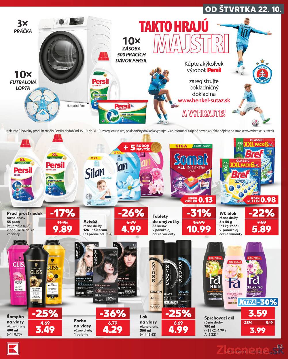 Kaufland 22.10. - 28.10. - Kaufland Dunajská Streda