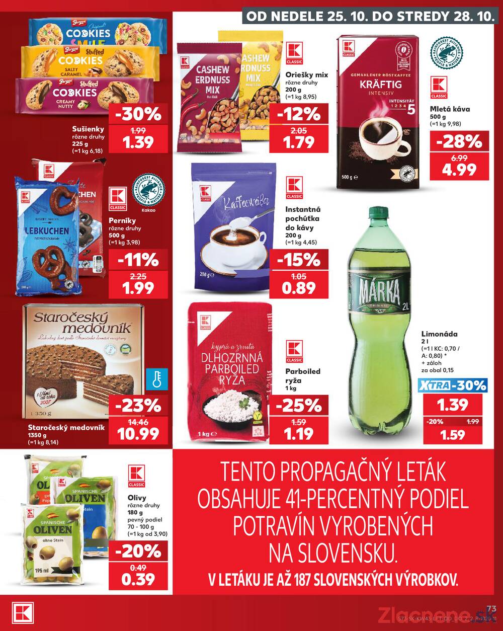 Kaufland 22.10. - 28.10. - Kaufland Veľký Meder