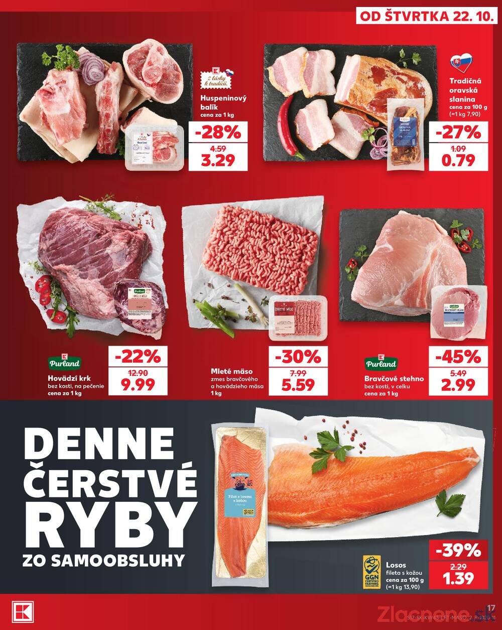 Kaufland 22.10. - 28.10. - Kaufland Piešťany