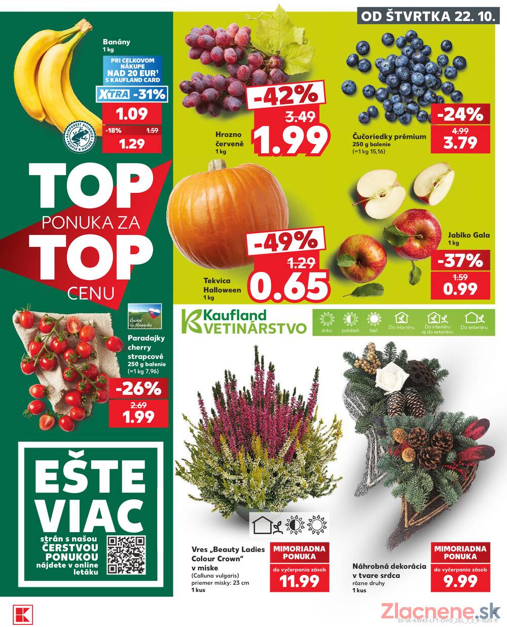 Kaufland 22.10. - 28.10. - Kaufland Bánovce nad Bebravou