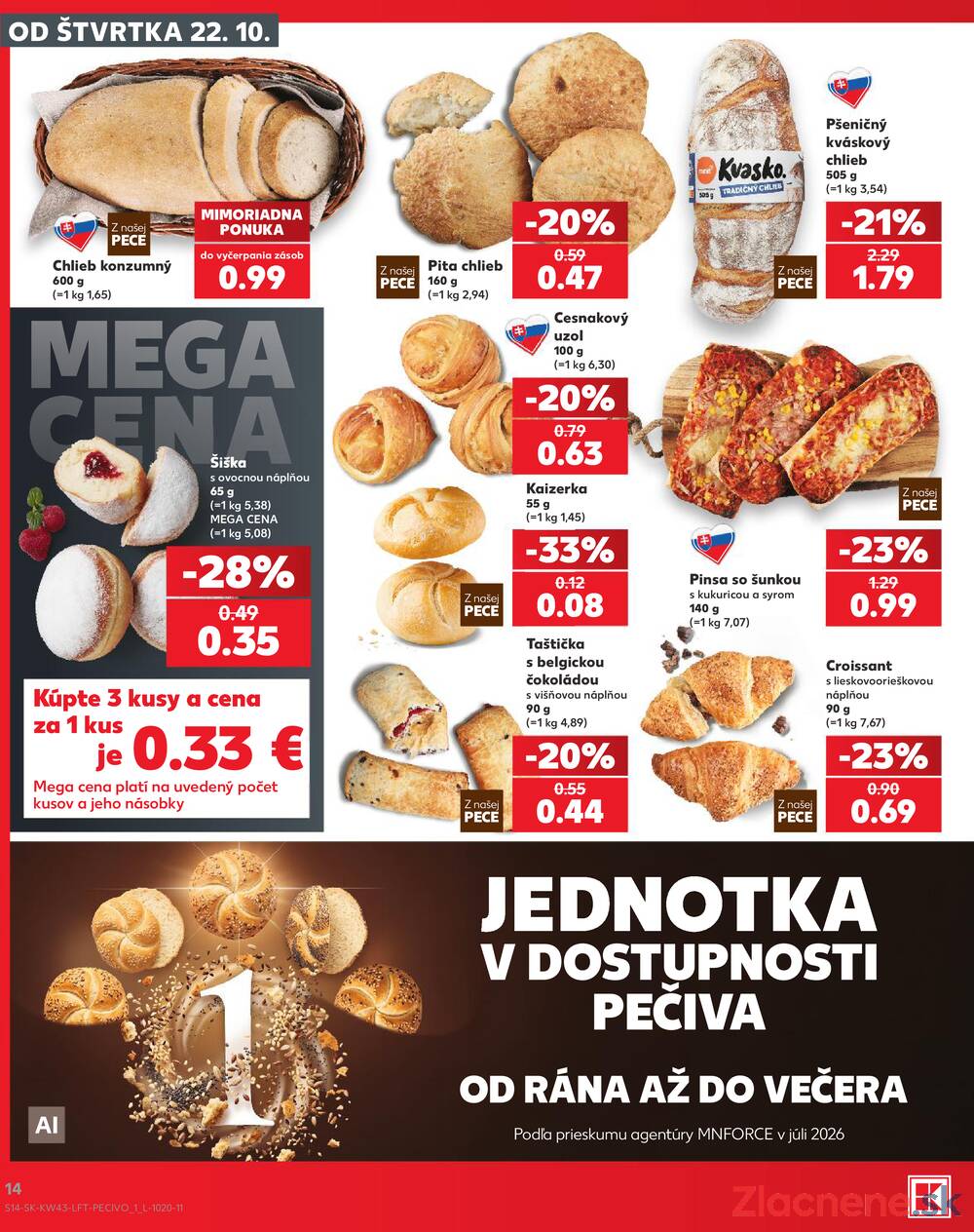 Kaufland 22.10. - 28.10. - Kaufland Bánovce nad Bebravou