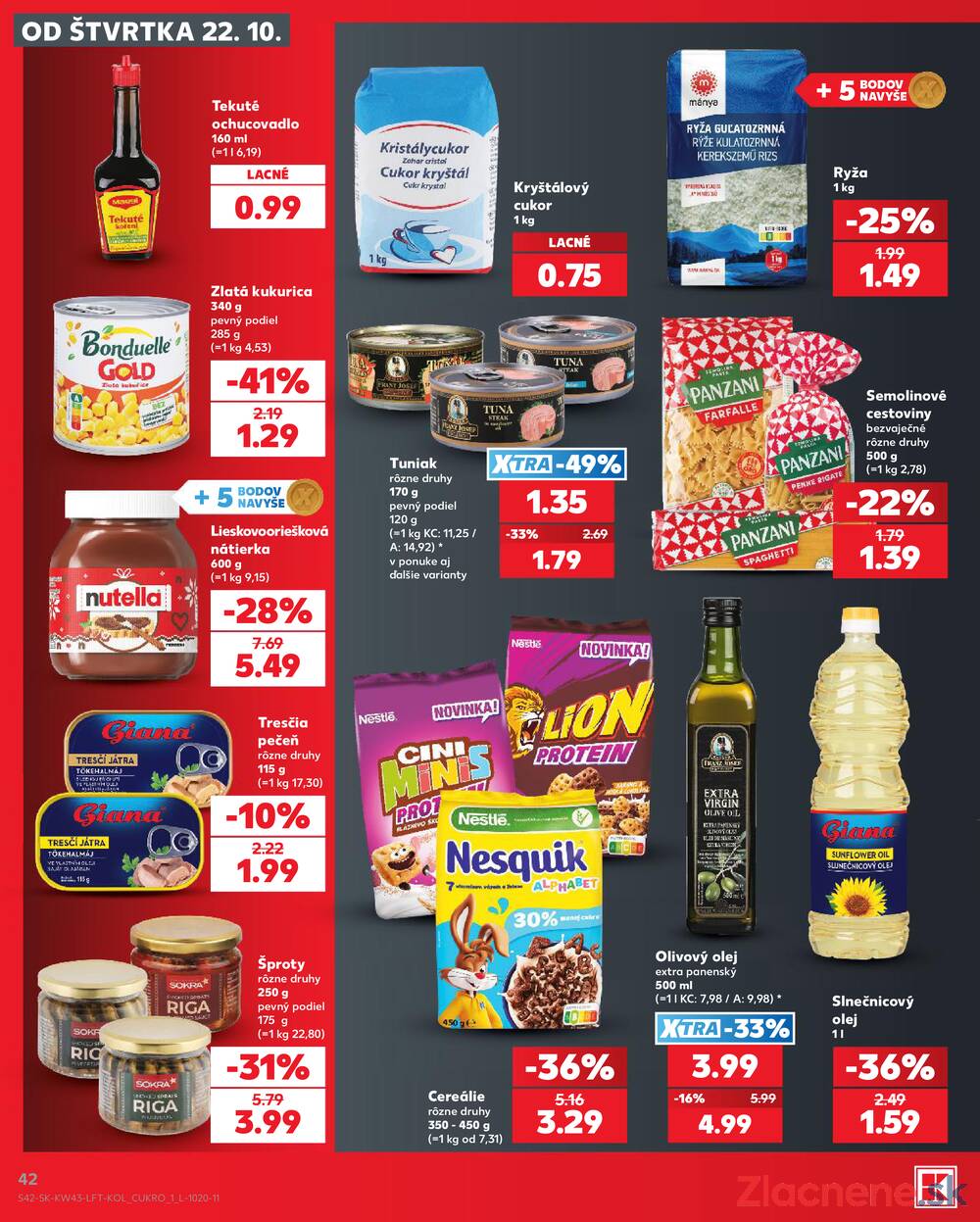 Kaufland 22.10. - 28.10. - Kaufland Trnava - Nová ul.