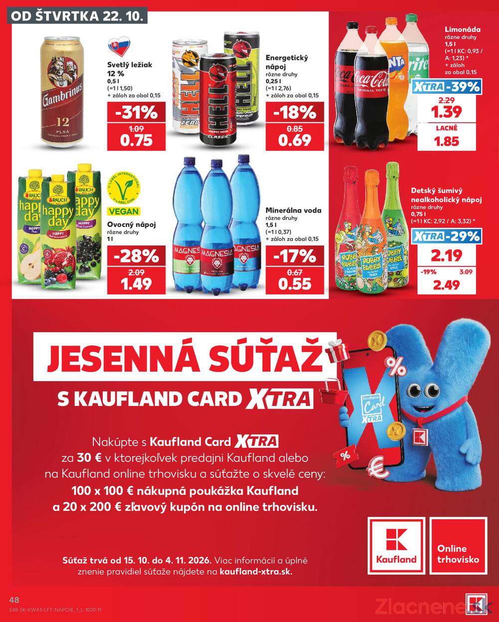 Kaufland 22.10. - 28.10. - Kaufland Trnava - Nová ul.