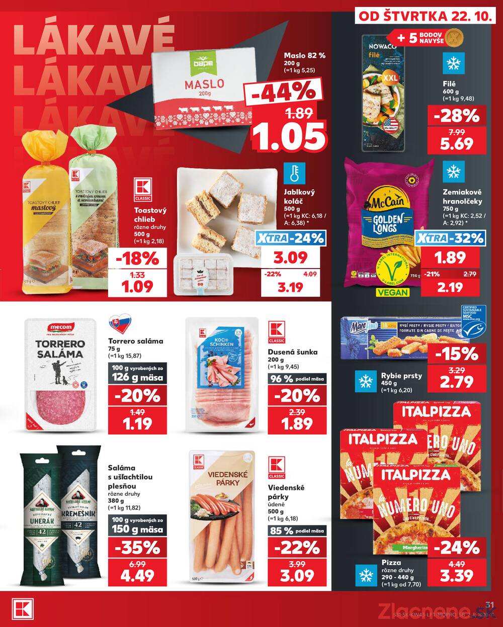 Kaufland 22.10. - 28.10. - Kaufland Košice-Pri hati