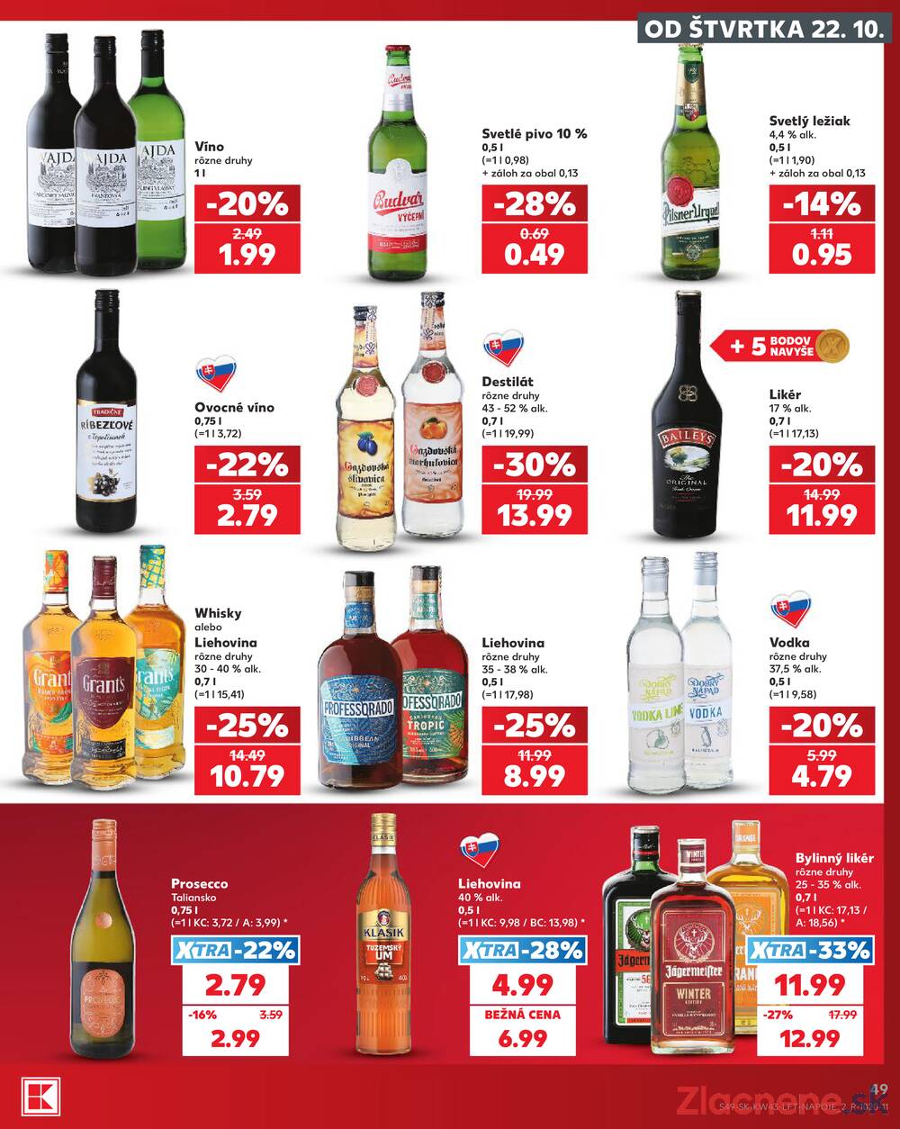 Kaufland 22.10. - 28.10. - Kaufland Košice-Pri hati