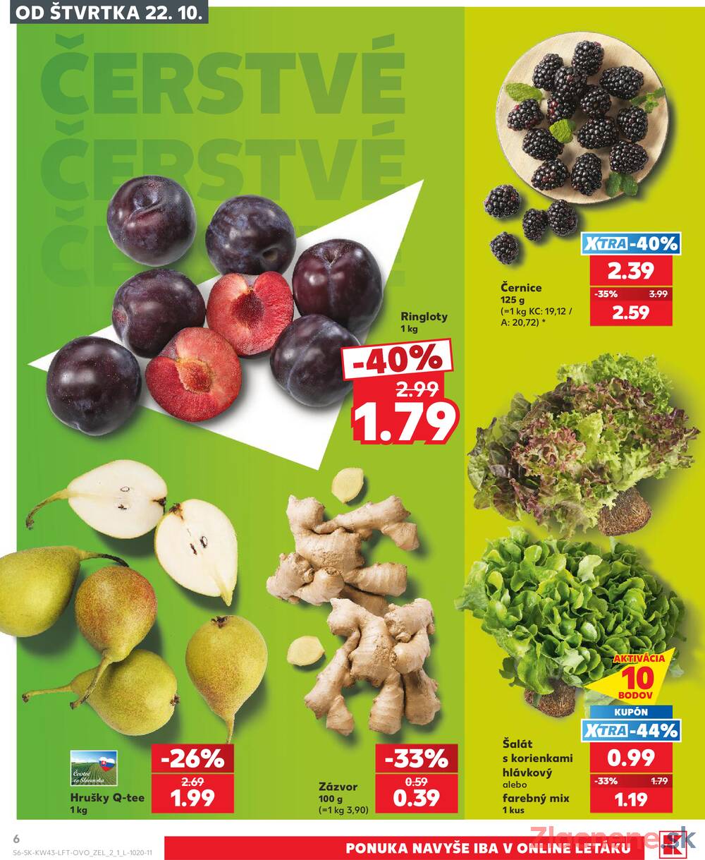 Kaufland 22.10. - 28.10. - Kaufland Žiar nad Hronom
