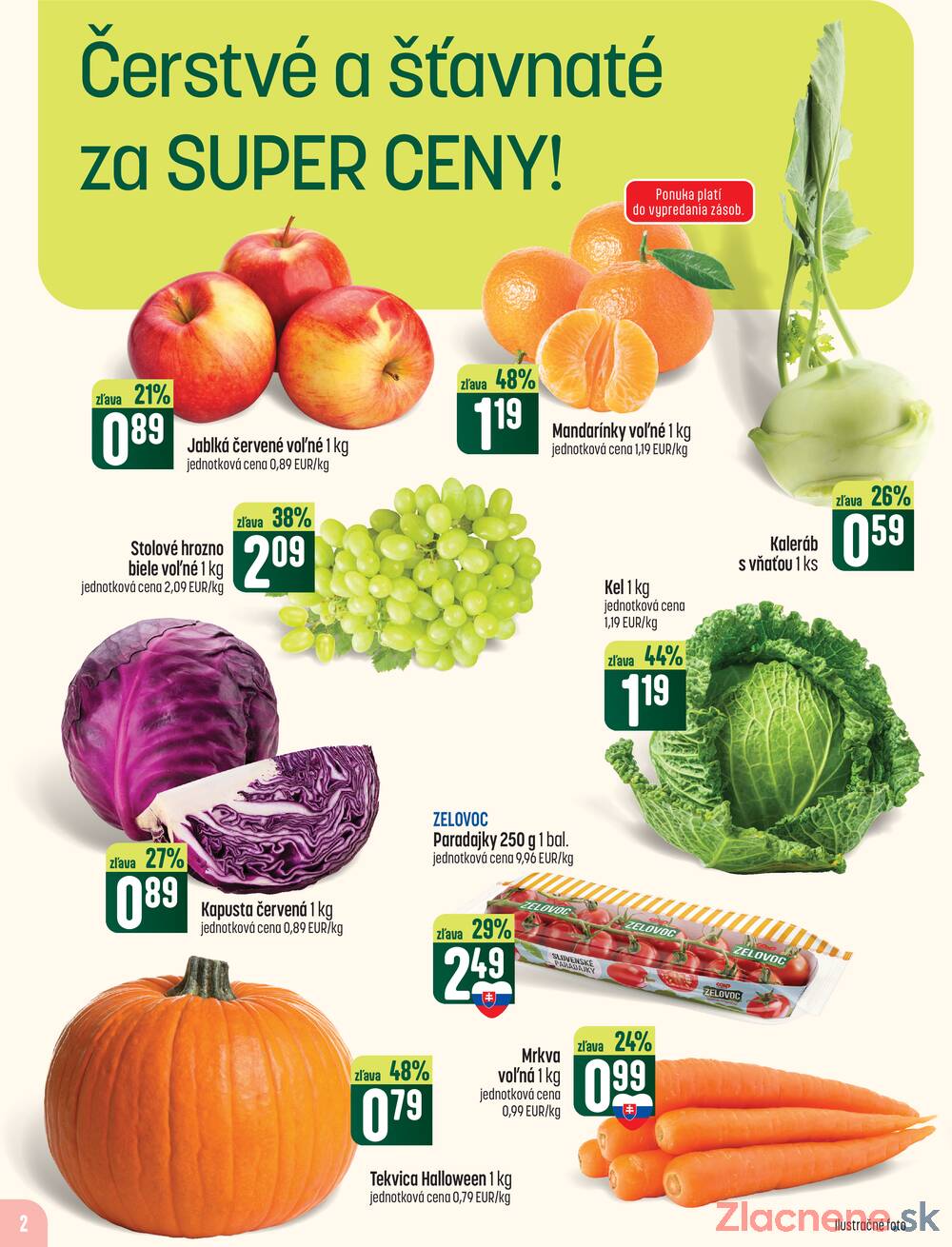 Leták COOP Jednota Slovensko - COOP Tempo do 28.10. - strana 2 Leták COOP Jednota Slovensko - COOP Tempo do 28.10. - strana 2