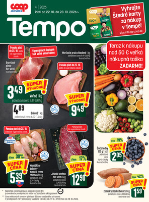 Leták COOP Tempo do 28.10.