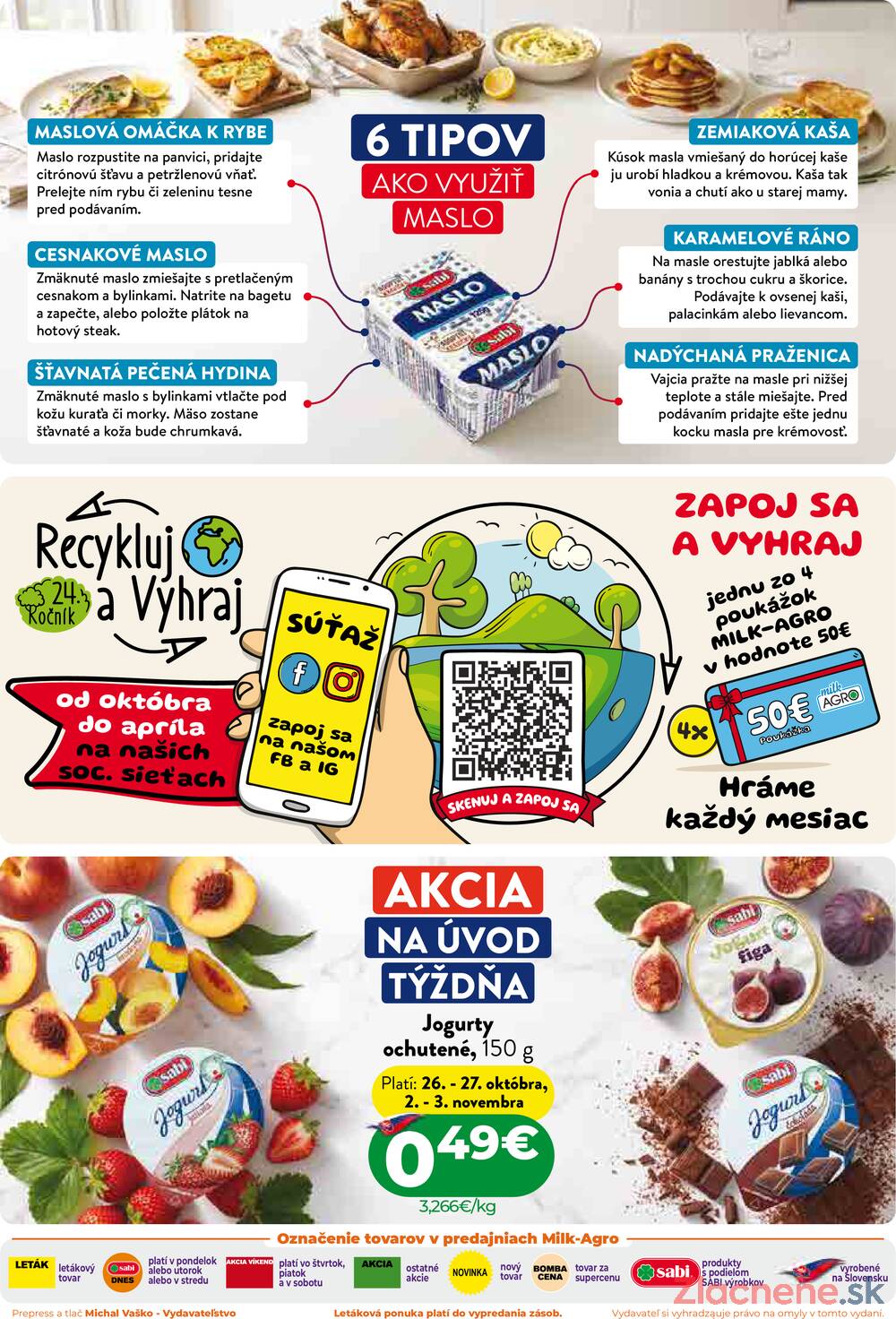 Leták MILK - AGRO - MILK - AGRO do 3.11. - strana 2 Leták MILK - AGRO - MILK - AGRO do 3.11. - strana 2