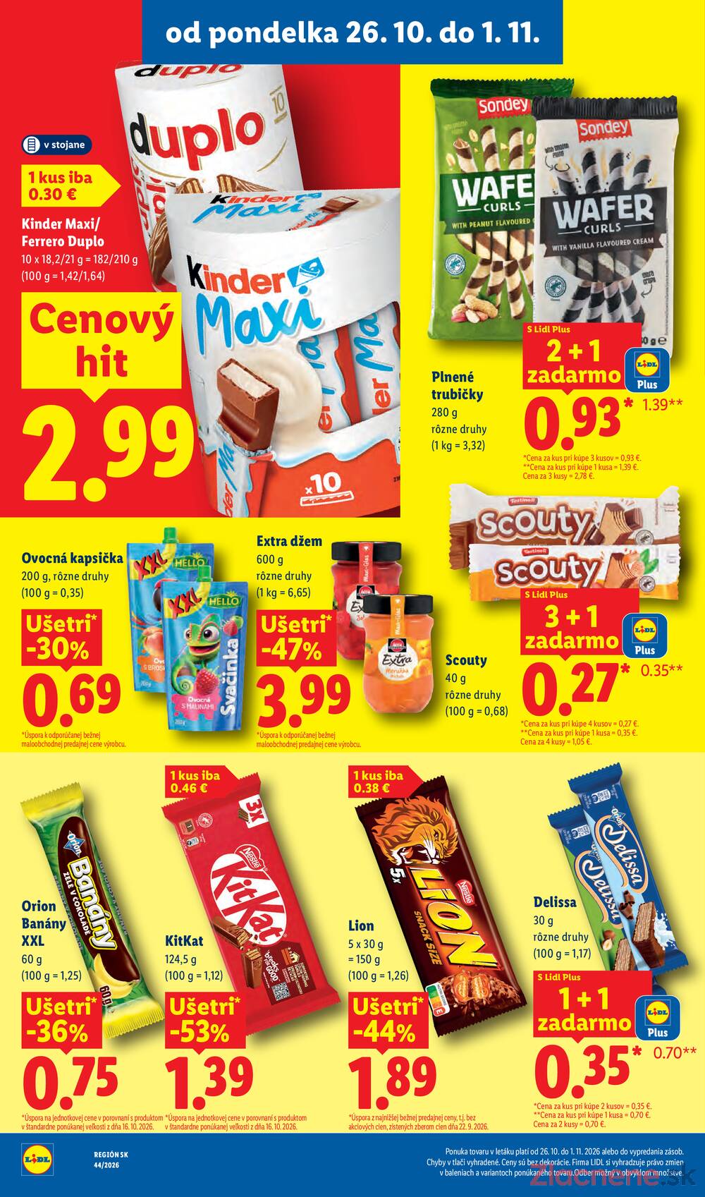 Lidl 26.10. - 1.11.