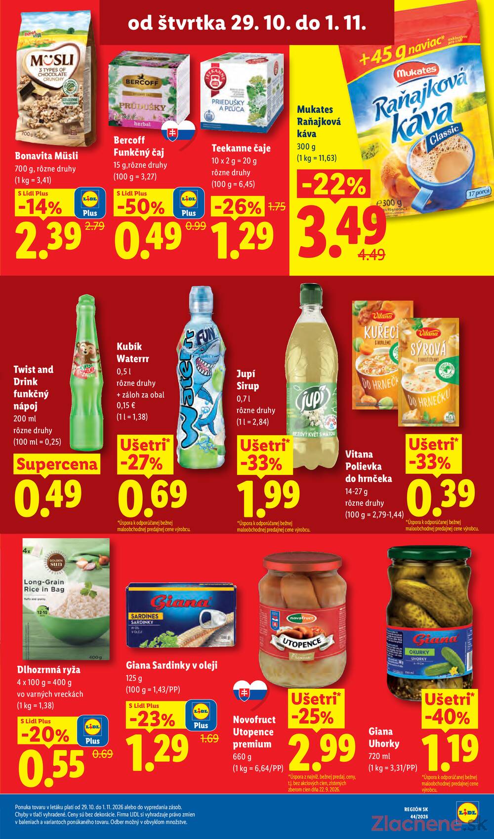 Lidl 26.10. - 1.11.