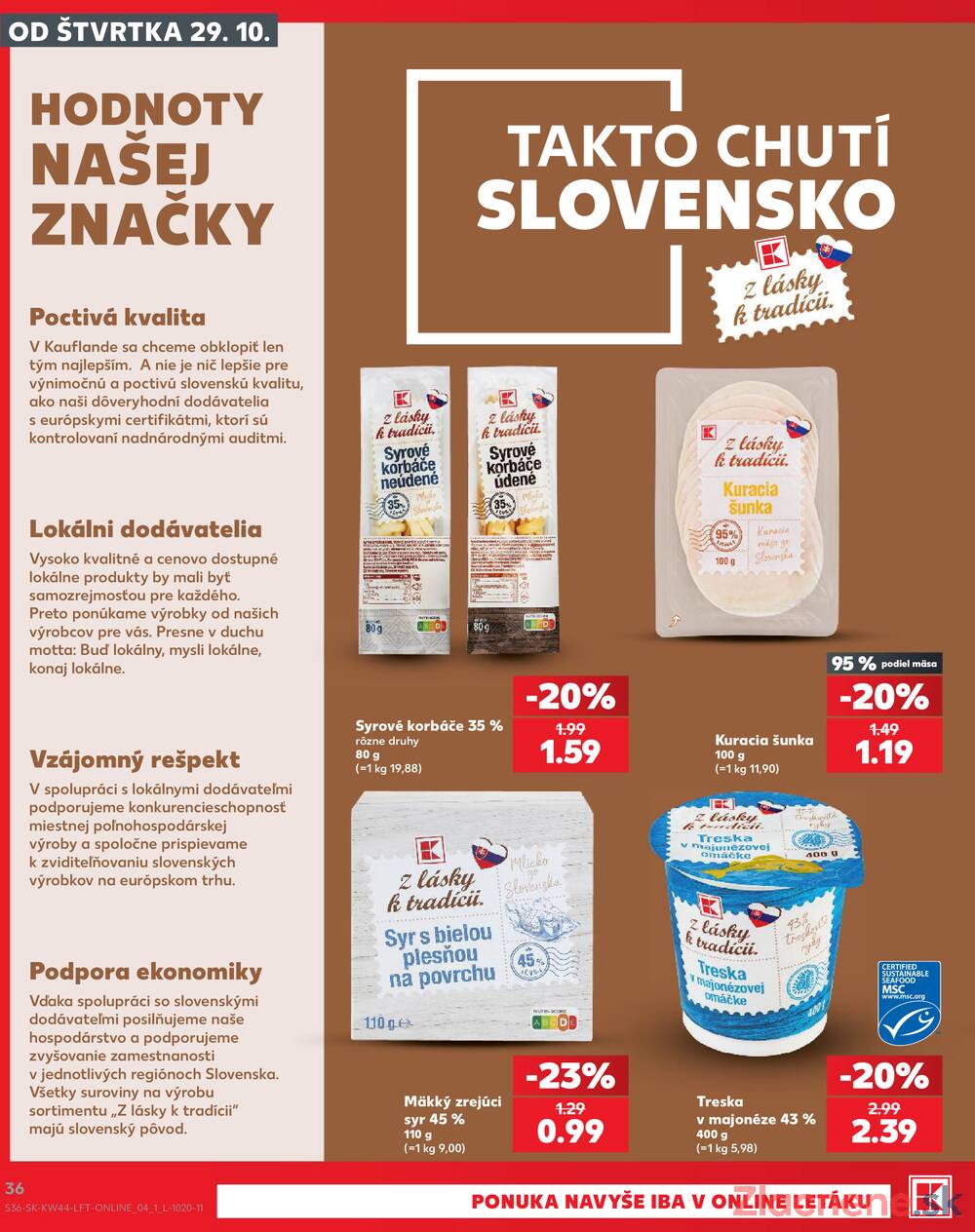 Kaufland 29.10. - 4.11. - Kaufland Brezno